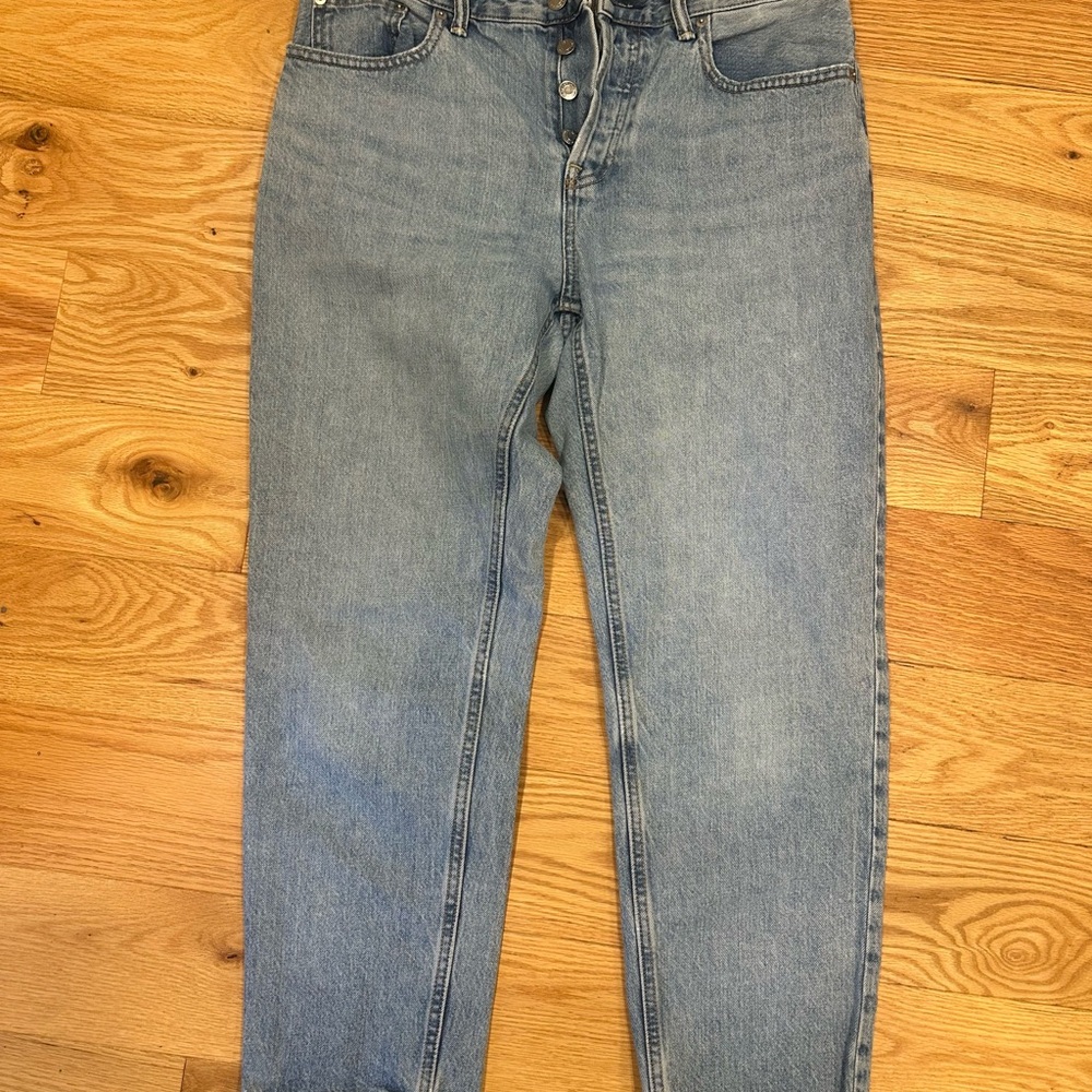 Everlane Classic O-S Boy friend Blue Jeans